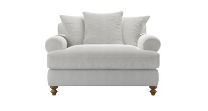 Teddy Loveseat Sofabed in Pumice House Basket Weave - sofa.com