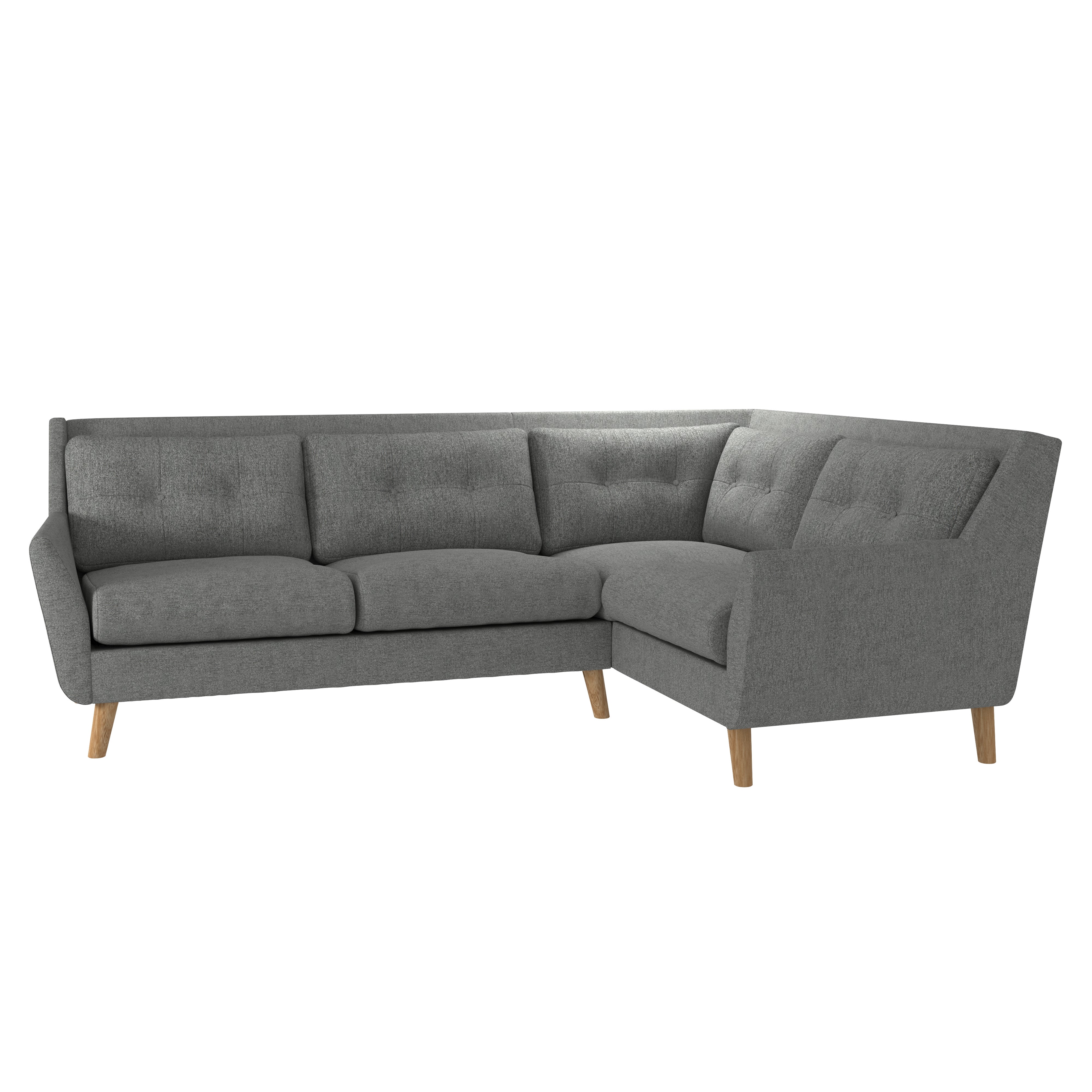 Halston Fabric Corner Sofa Grey