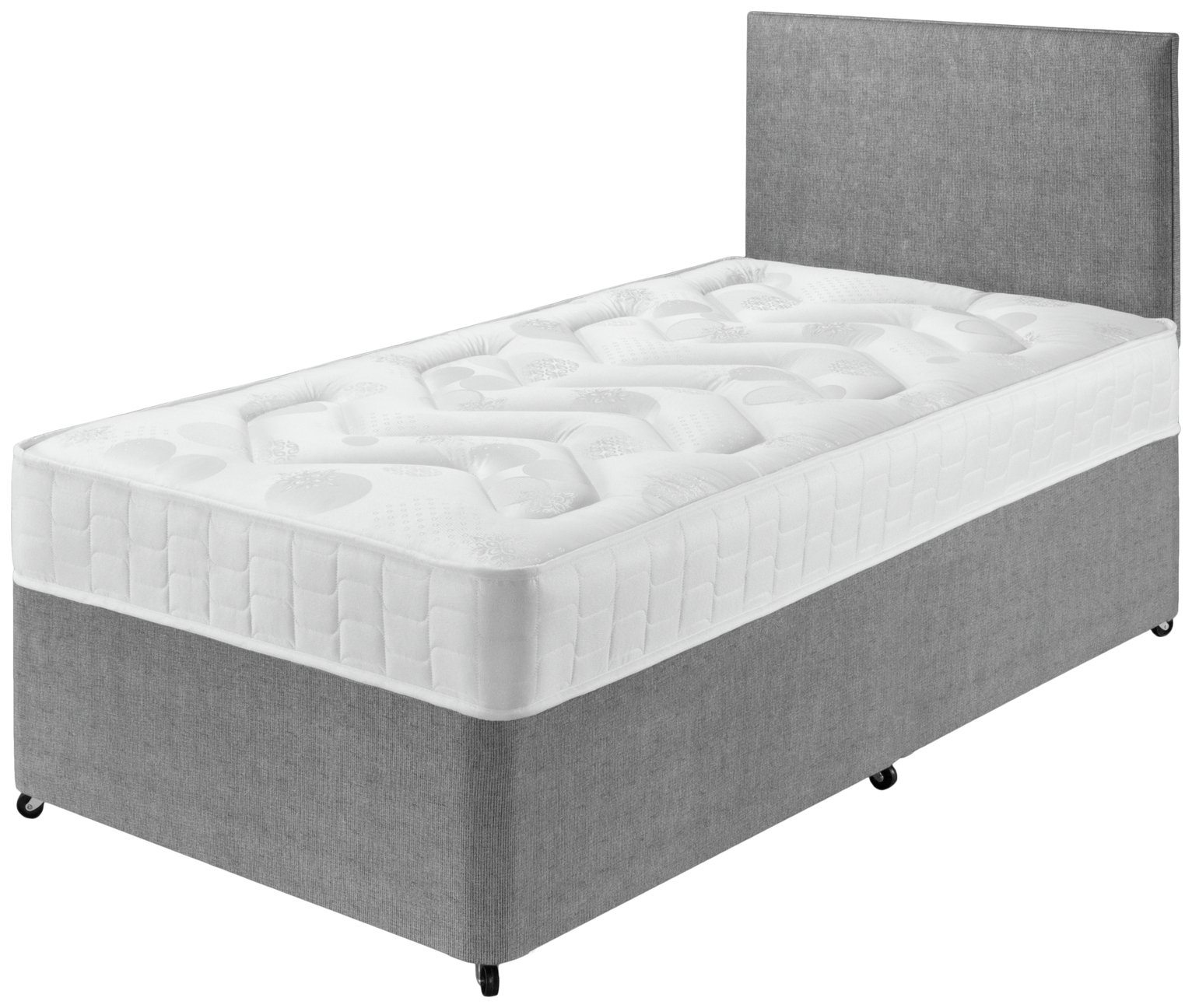 Argos Home Elmdon Deep Ortho Single Divan Bed - Grey