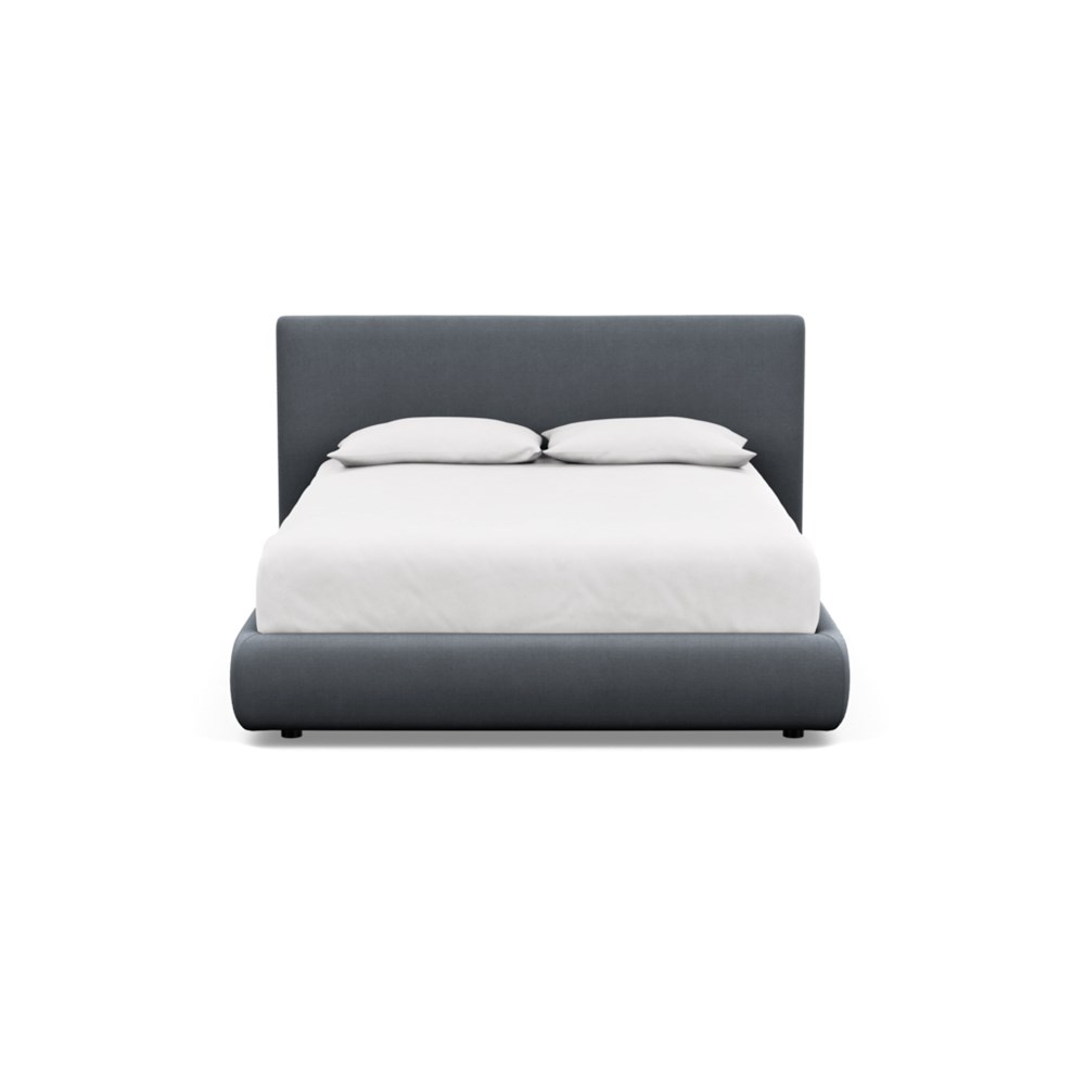 Heal's Alba Bed Double Siena Cotton Shale Grey