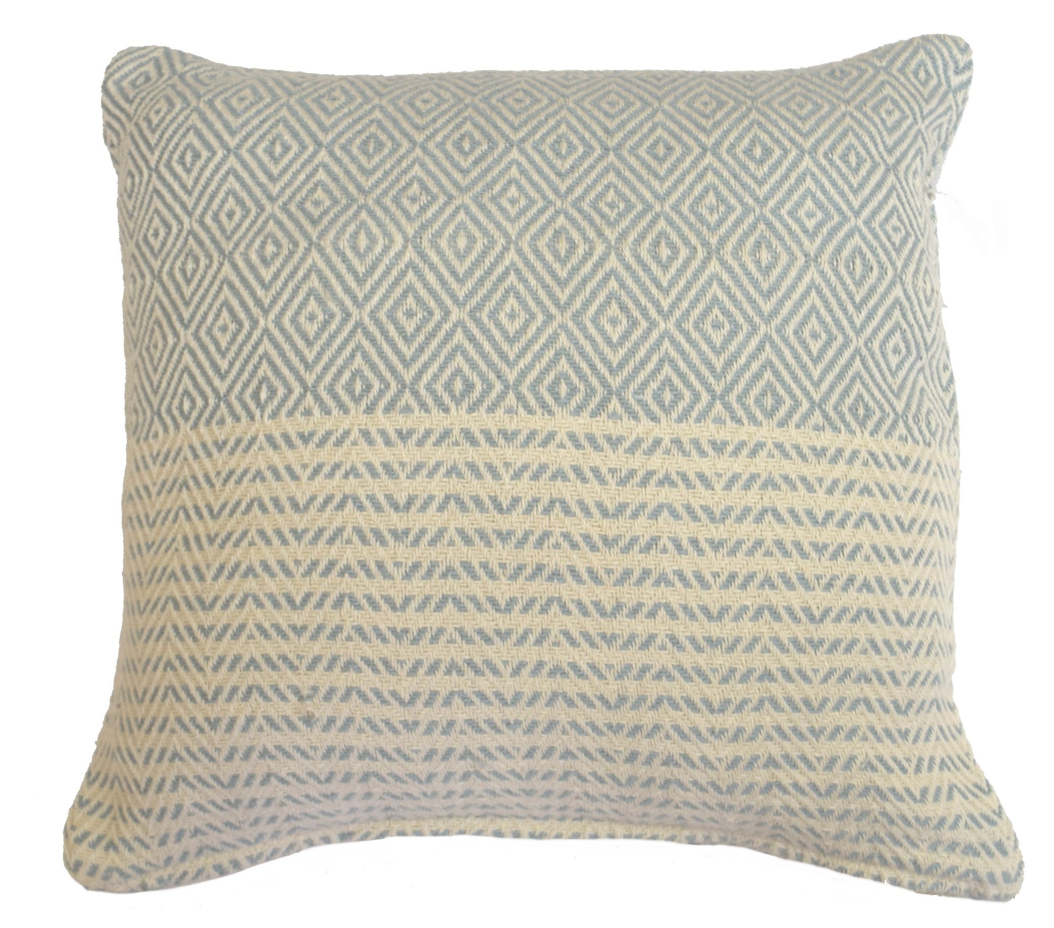 Rapport Home Rona Cushion Cover (43x43) in Duck Egg Blue