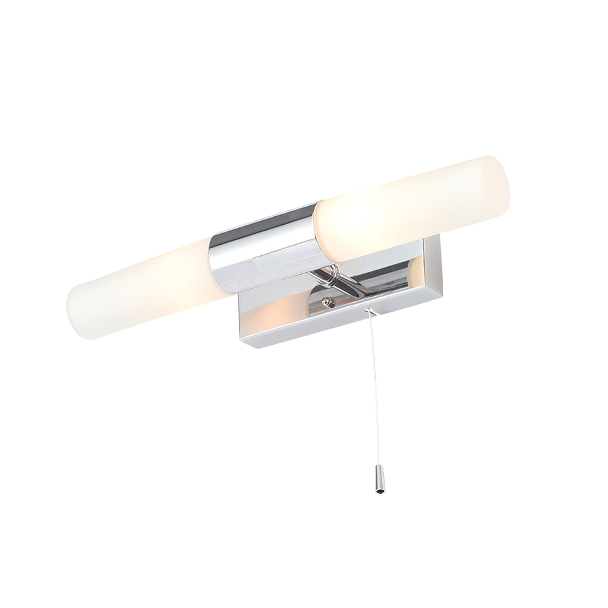 Spa Airies 2 Light Bathroom Wall Light Chrome