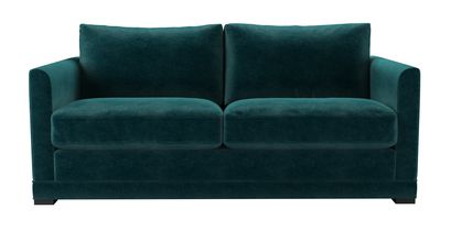 Aissa 2.5 Seat Sofa Bed in Jade Smart Velvet - sofa.com