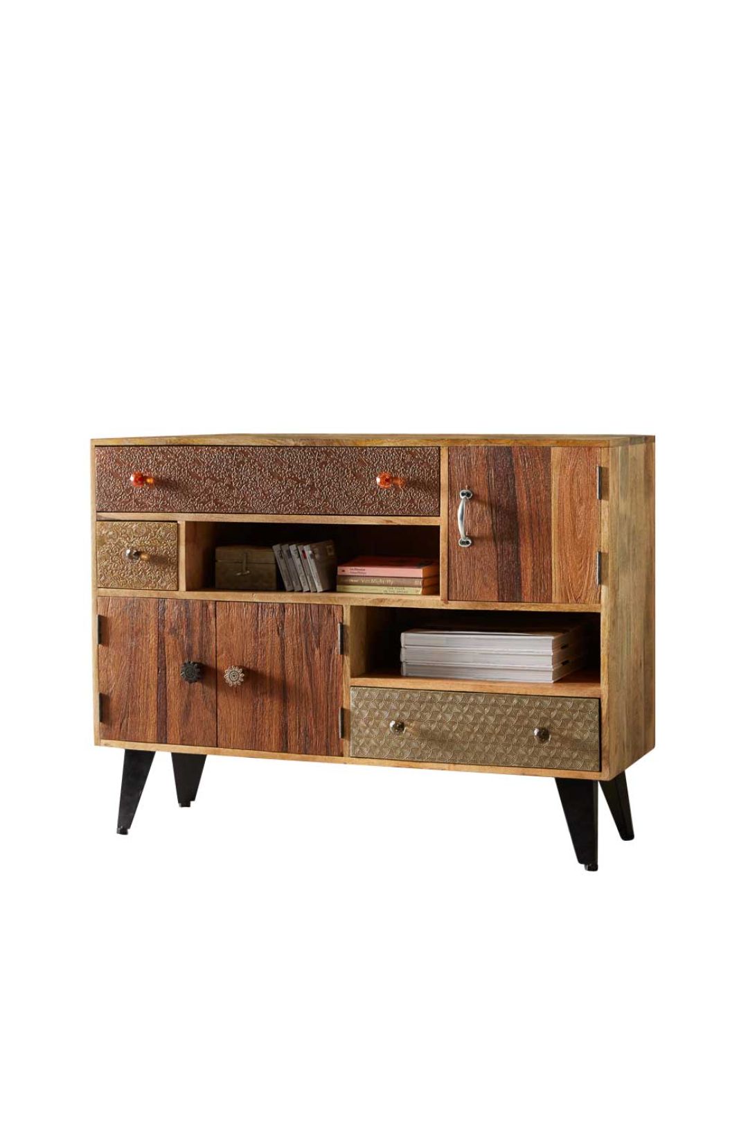 IH Design Celis Limited Edition Solid Wooden Sideboard in Brown