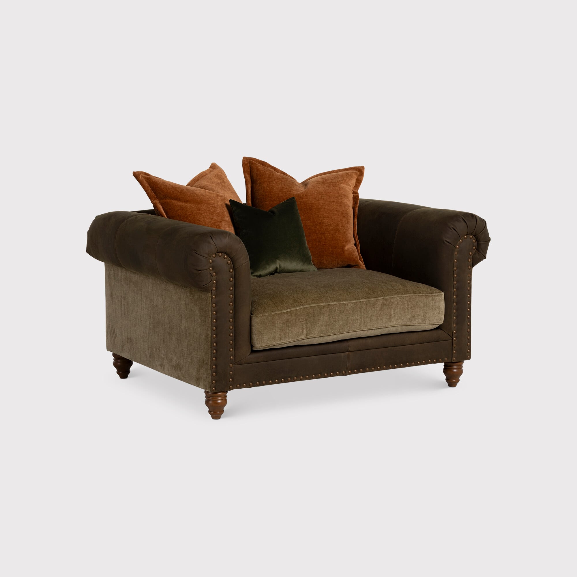 Pomeroy Snuggler, Brown Fabric | Barker & Stonehouse