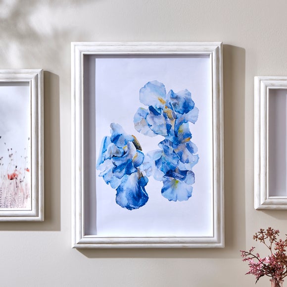 Churchgate Washed Wooden White Photo Frame