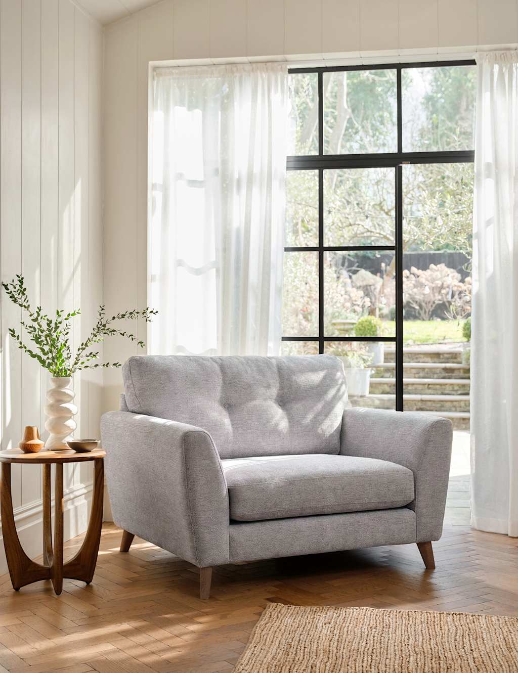 BARKER AND STONEHOUSE Ellis Snuggle Chair Grey