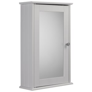 Croydex Malton Wooden Single Door Bathroom Cabinet - 530 x 340mm