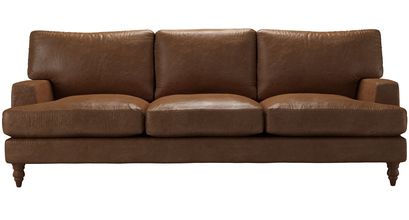 Isla 4 Seat Sofa in Tan Vintage Leather - sofa.com
