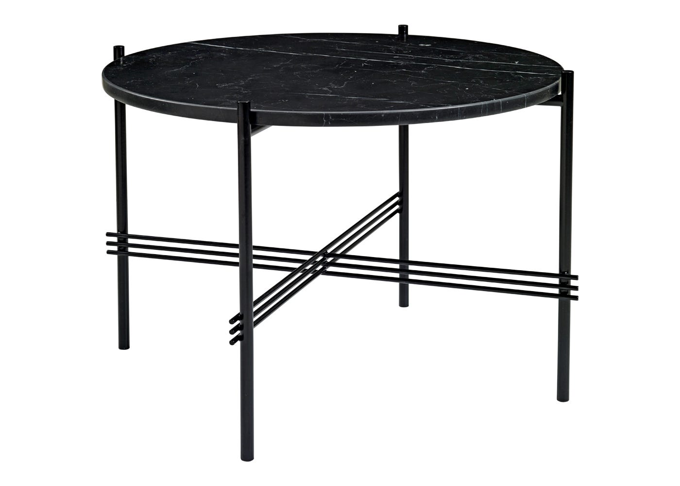Gubi TS Coffee Table Medium in Black Marquina Marble