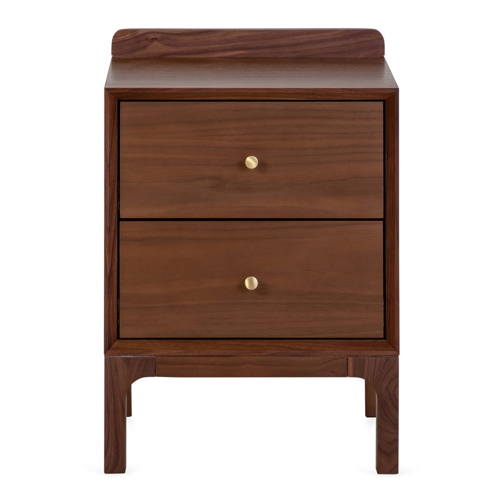 Heal's Artie Bedside Table Walnut 2
