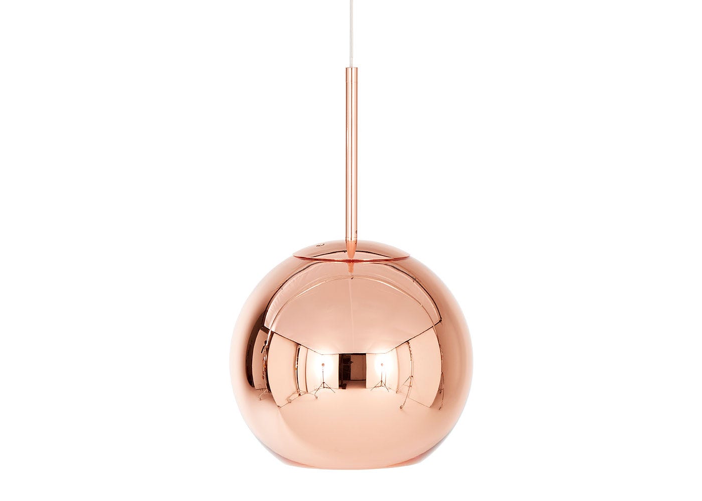 Tom Dixon Copper LED Pendant Light Round Small