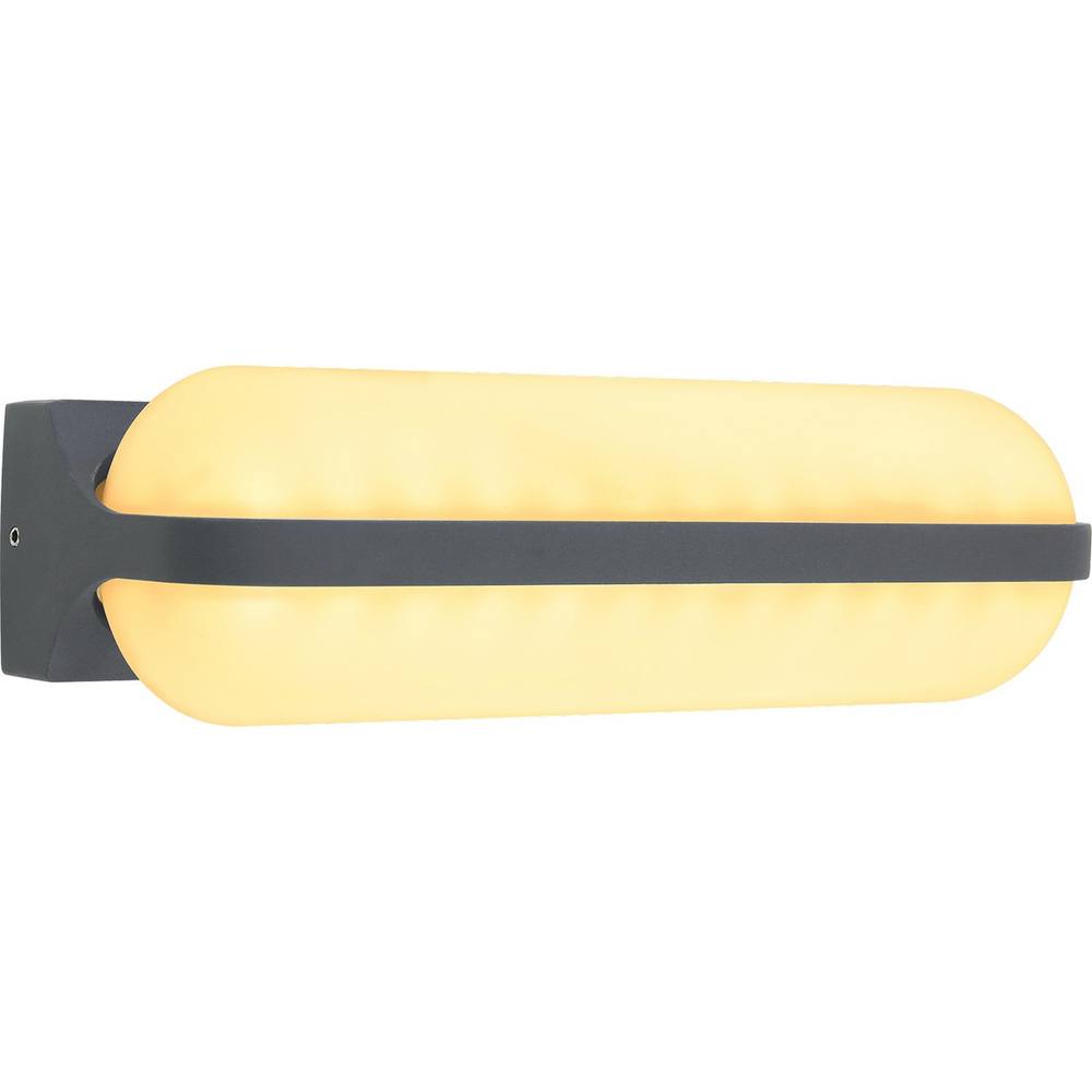 Netlighting Honna Outdoor Up Down Wall Lamp Anthracite IP54 LED 3000K in Grey