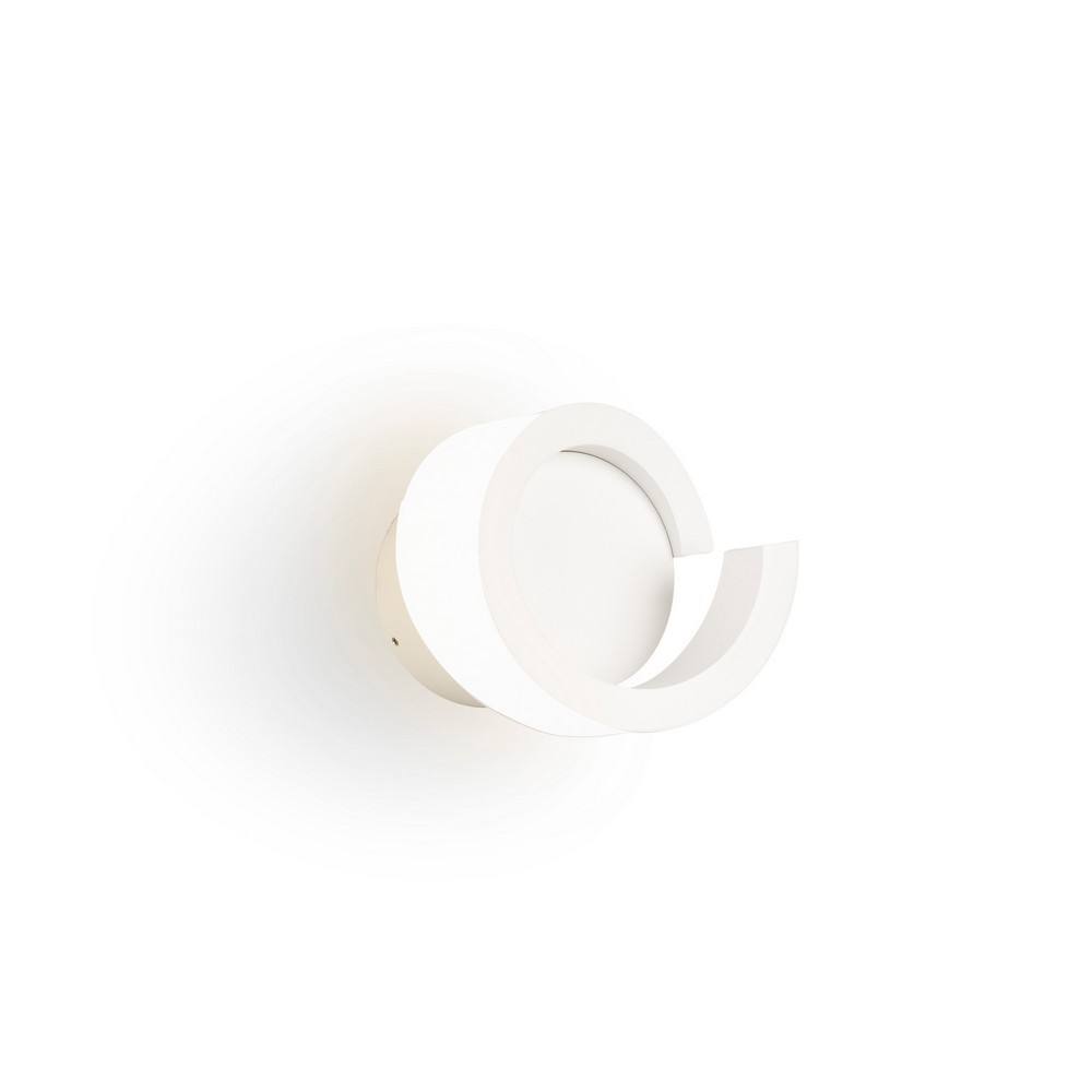 Netlighting Tsunami 1 Light Round Wall Lamp 12W LED 3000K 900lm Sand White