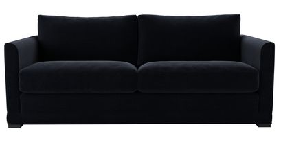 Aissa 3 Seat Sofabed in Pitch Smart Cotton - sofa.com