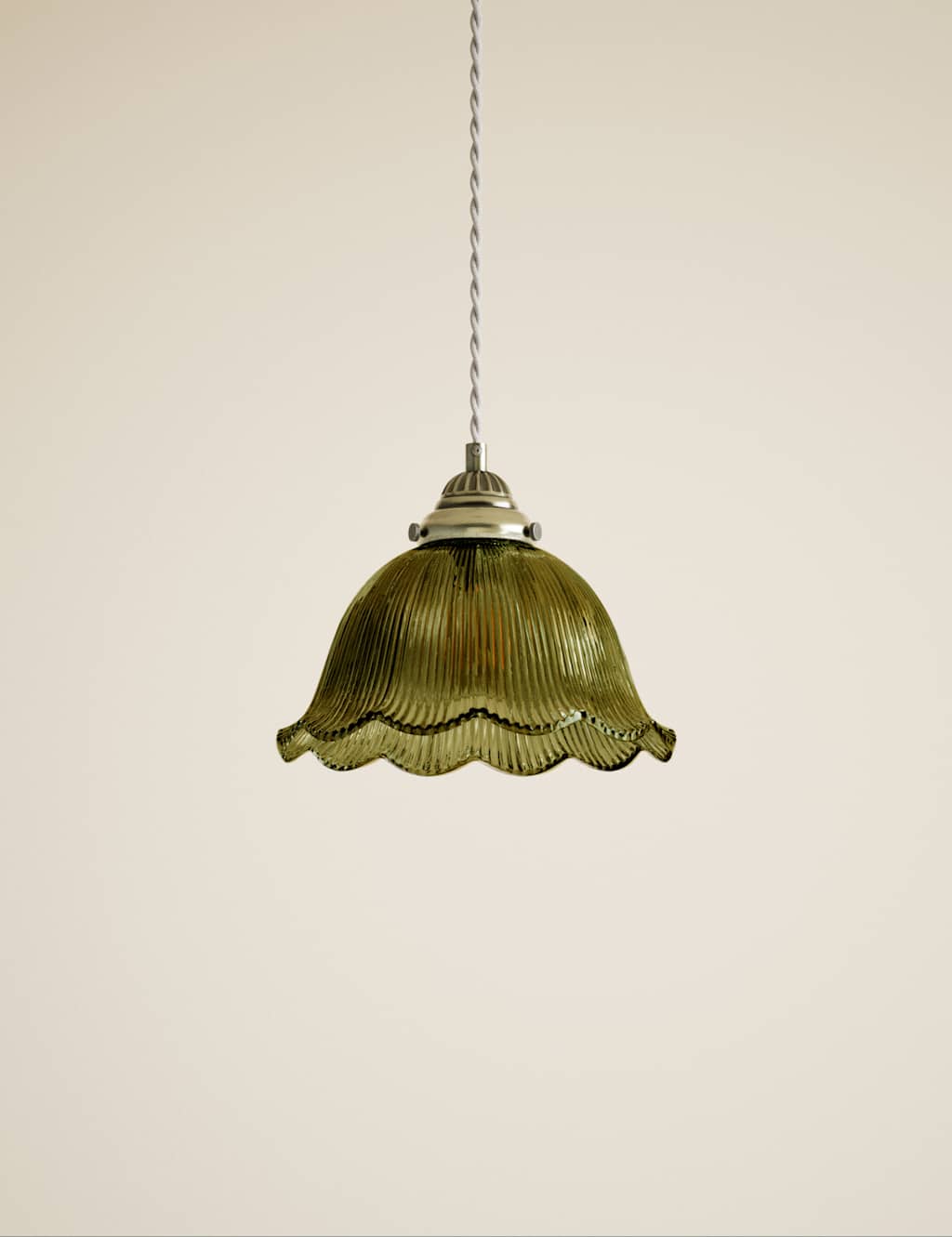 M&S Josephine Pendant Light Pea Green