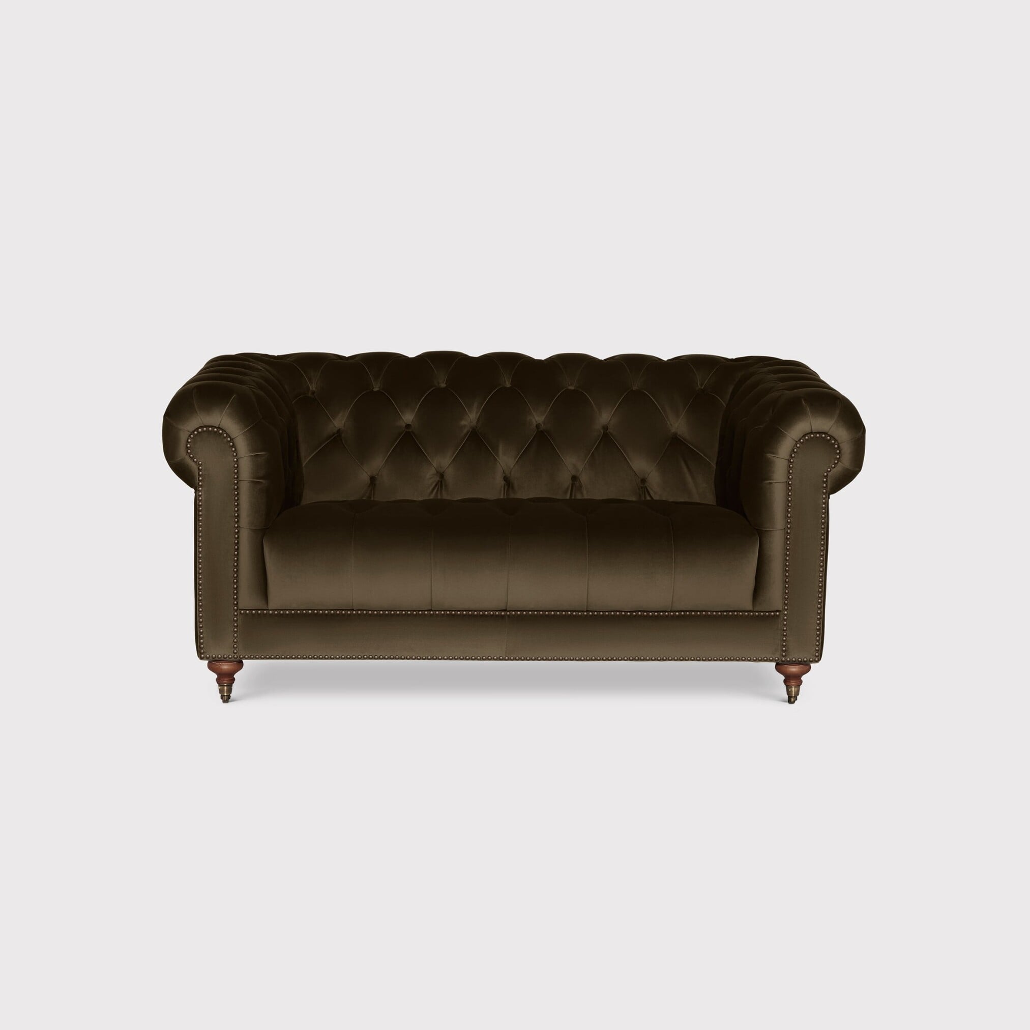 Ullswater 2 Seater Chesterfield Sofa, Green Velvet | Barker & Stonehouse