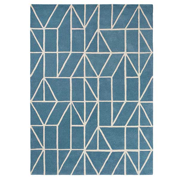 Viso Wool Rug  Denim
