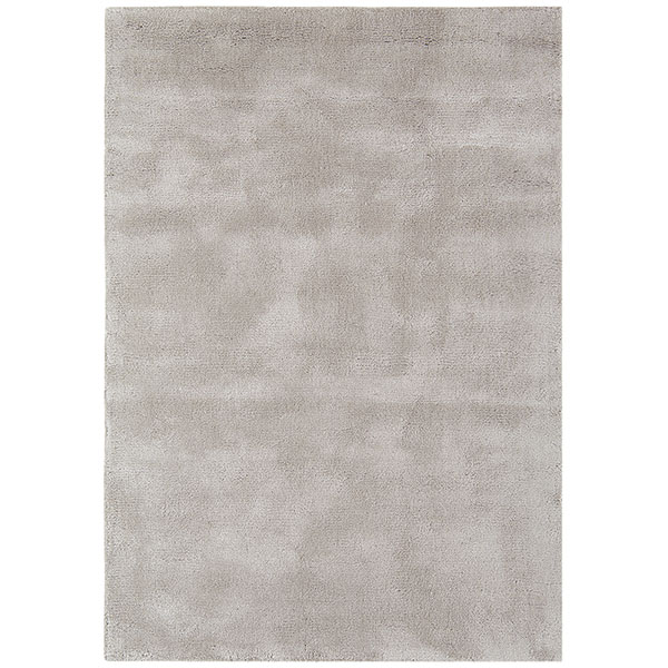 Aran Hand Woven Rug Grey - 60% Wool, 40% Viscose - 120 x 180cm - Barker & Stonehouse
