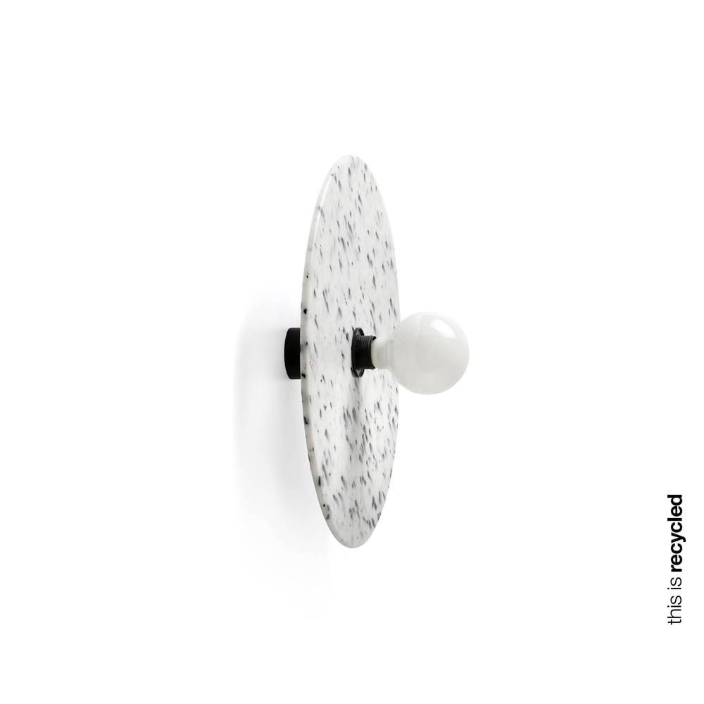 Netlighting Confetti 450 H70 Wall Ceiling Lamp Recycmarmoreal in White