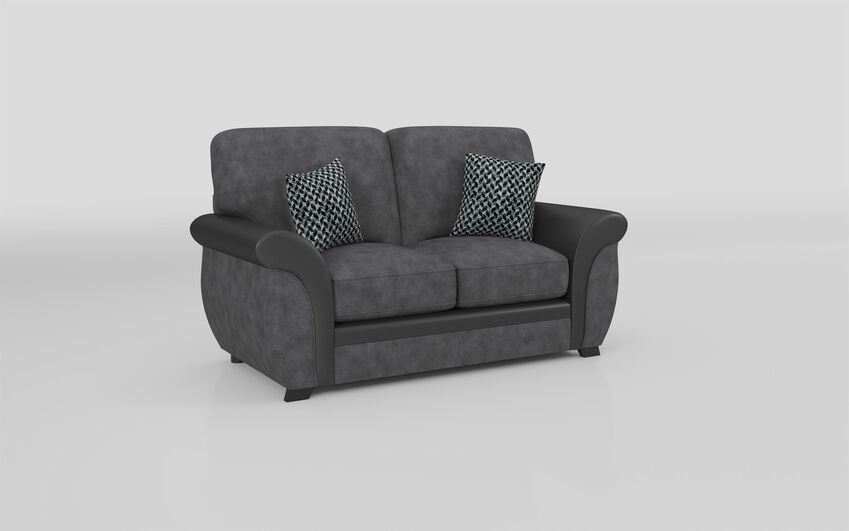 ScS Living Grey Kadie Fabric 2 Seater Standard Back Sofa