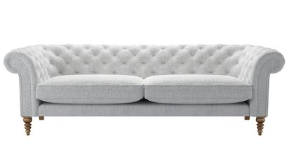 Oscar 4 Seat Sofa in Koala Chelsea Linen - sofa.com