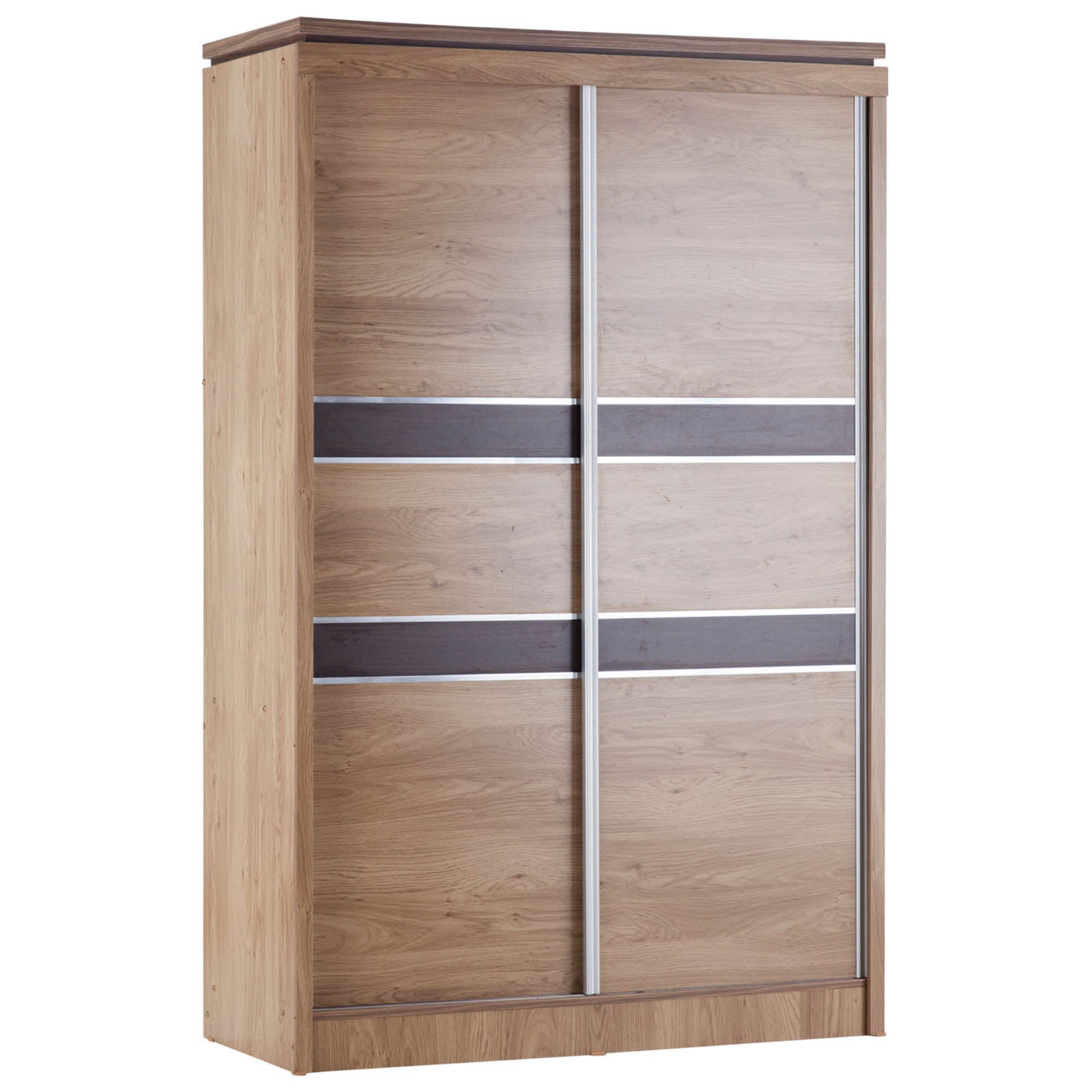 Charles Oak Sliding Wardrobe Natural