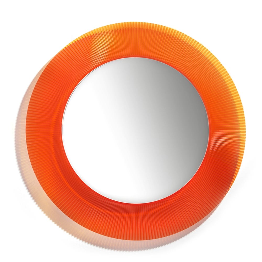 Kartell All Saints Mirror Transparent Tangerine