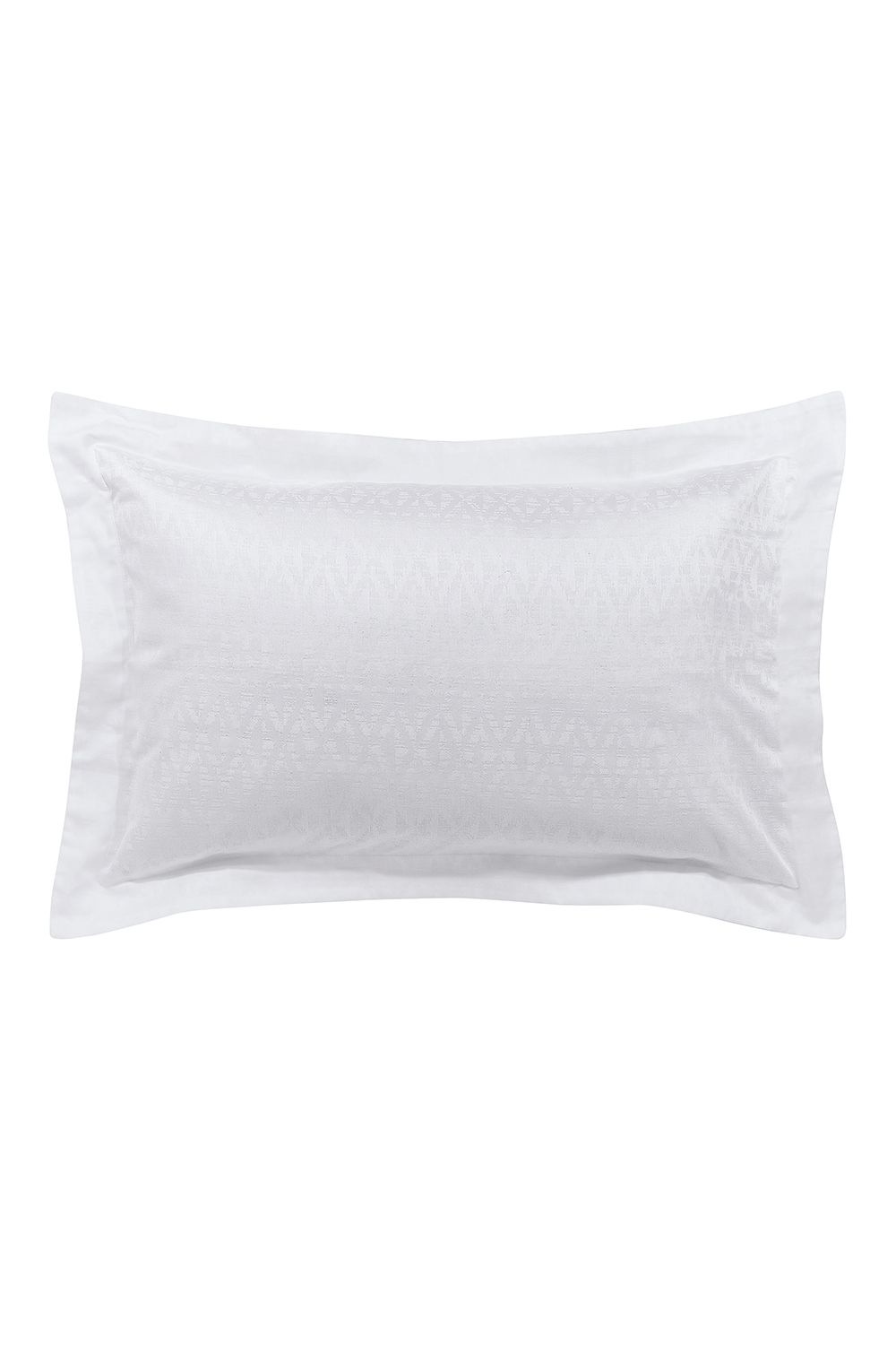 1951 'Kham' Cotton Oxford Pillowcase in White