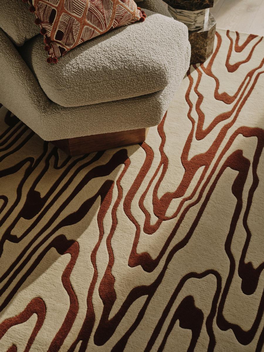 Griffiths Rug Rust, 270 x 360cm
