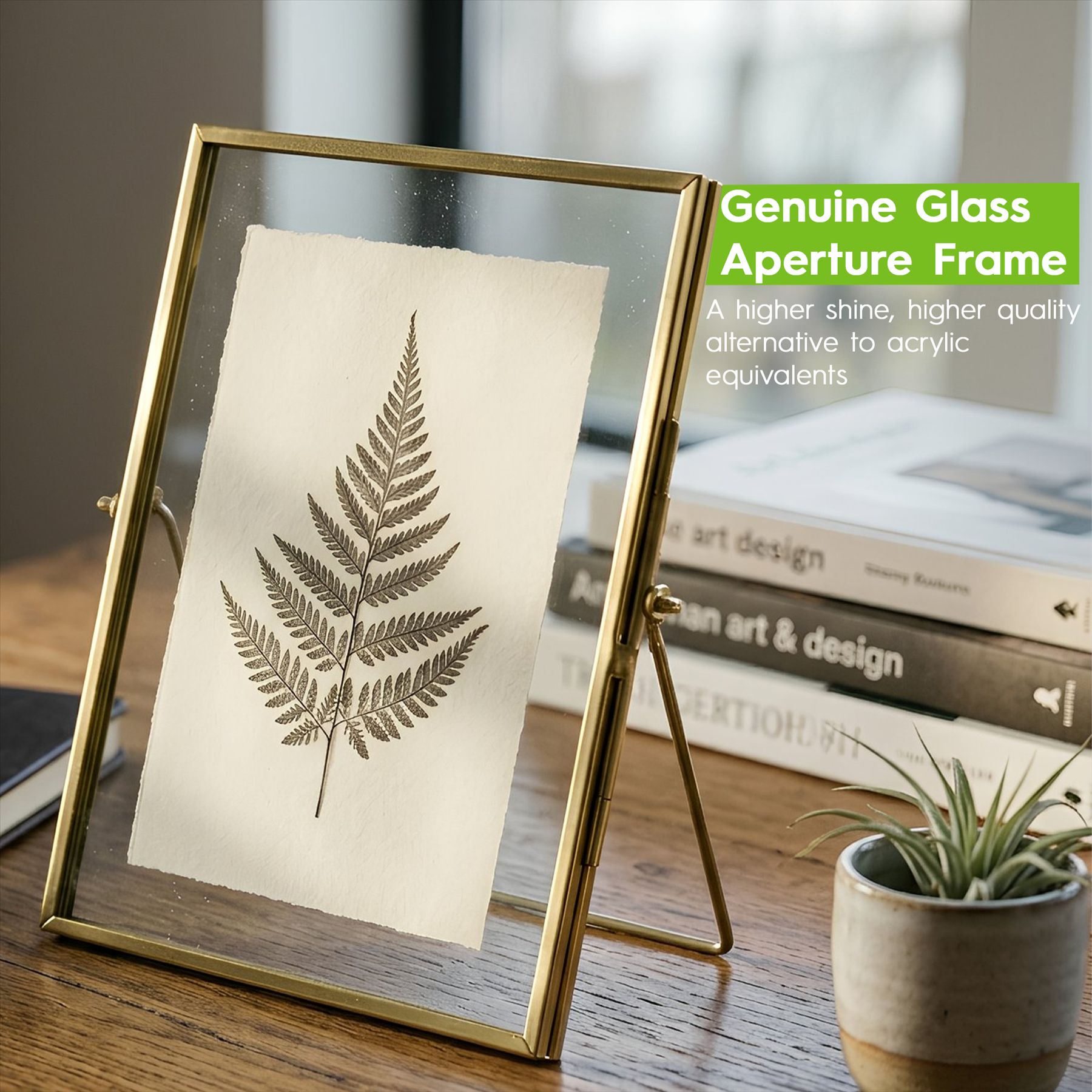 Nicola Spring 5x Standing Metal Photo Frames - 8" x 10" Picture Display Poster Frame in Gold 3