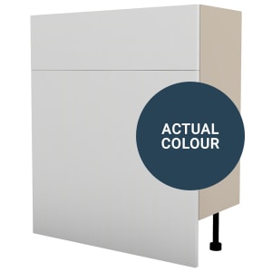 Duarti By Calypso Cascade 700mm Floor Reaching Full Depth Toilet Unit - Twilight Blue