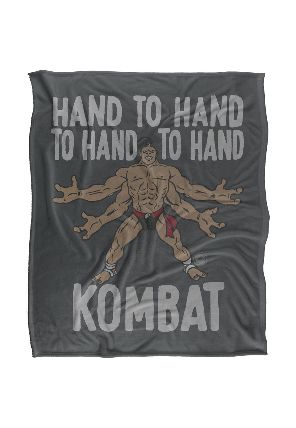 Warner Brothers Mortal Kombat Klassic GOTO Silky Touch Super Soft Throw Blanket in White