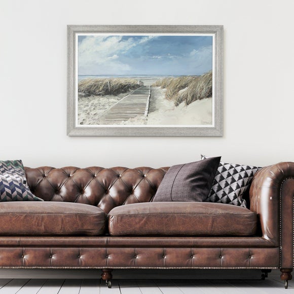 View To Sea by Adelene Fletcher Framed Print