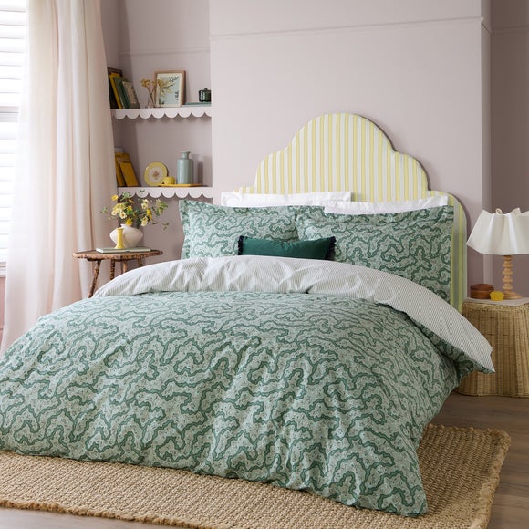 Wylder Nature Brianna 100% Cotton Duvet Cover and Pillowcase Set