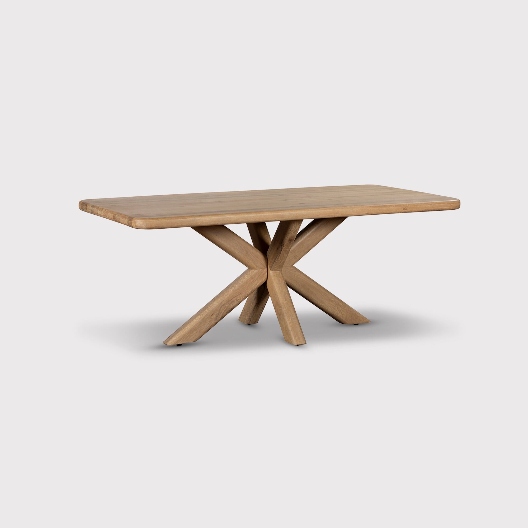 Folkstone Dining Table 200x100x77 cm, Neutral Oak | Barker & Stonehouse