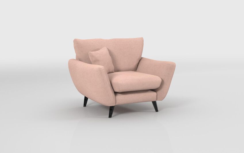Pink Fabric Edale Armchair