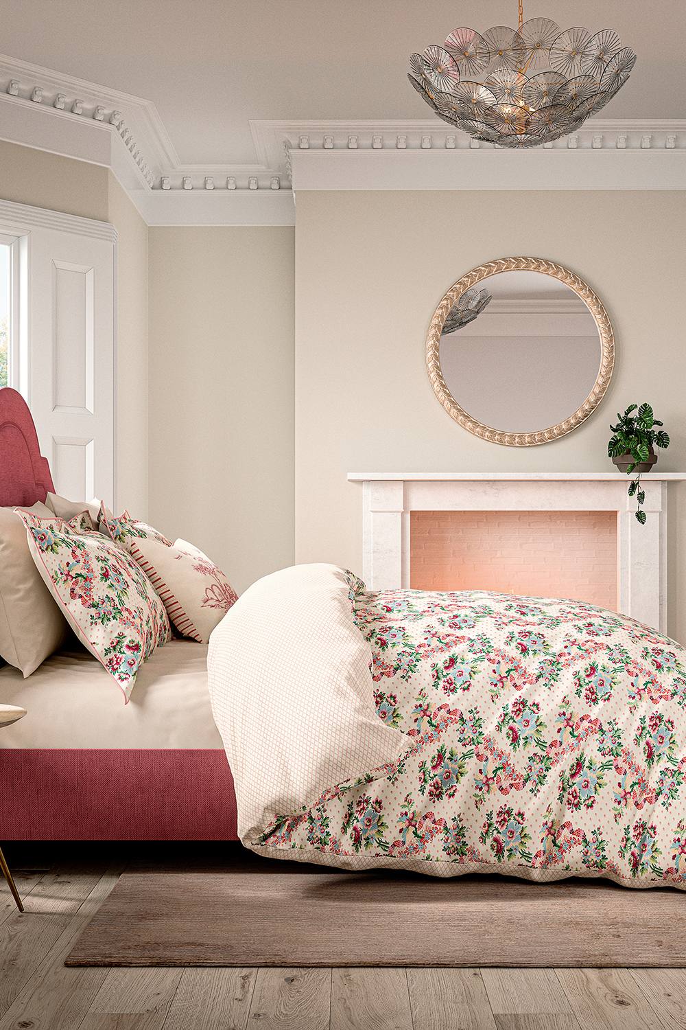 V&A 'French Garden' Cotton Duvet Cover Set