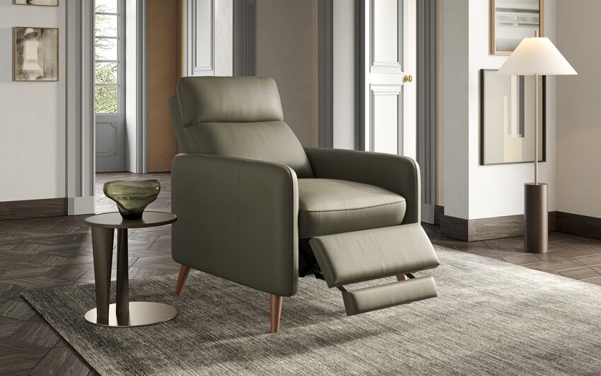 Fabric Bellaria Push Back Armchair