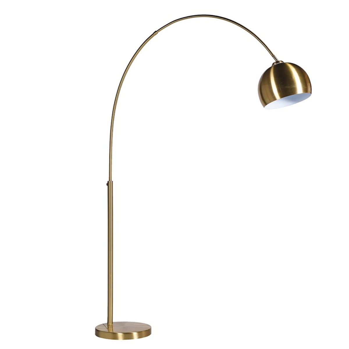 Brass Curve Floor Lamp, Gold Metal | Barker & Stonehouse