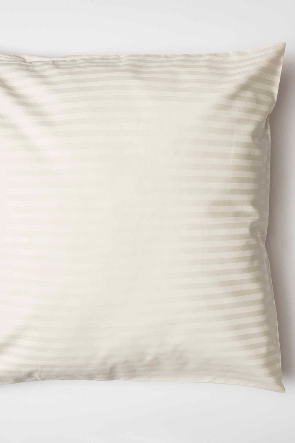 Belledorm Hotel Suite Satin Stripe 540 Thread Count Continental Pillowcase in Ivory