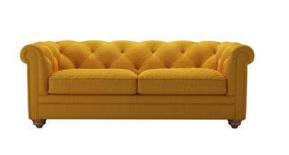 Patrick 2.5 Seat Sofabed in Mango Brushed Linen Cotton - sofa.com