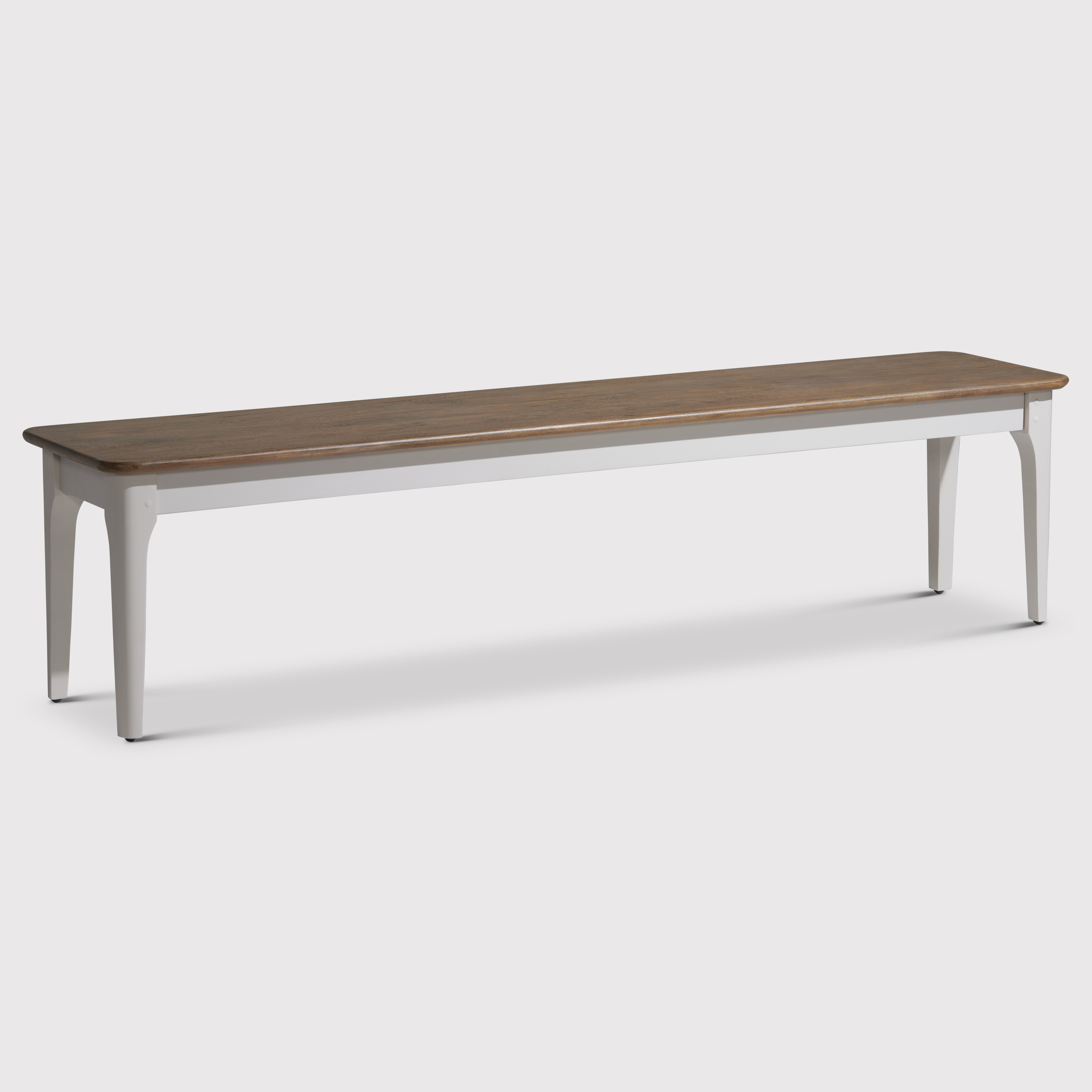 Mara Bench 180cm, White | W180cm | Barker & Stonehouse