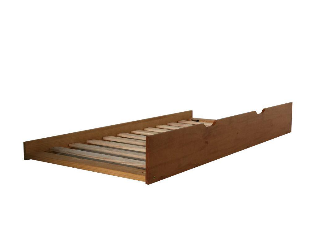 Honey Pine Underbed Guest Trundle Frame