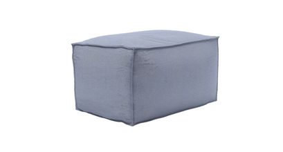 Isaac Small Rectangular Footstool in Uniform House Basket Weave - sofa.com