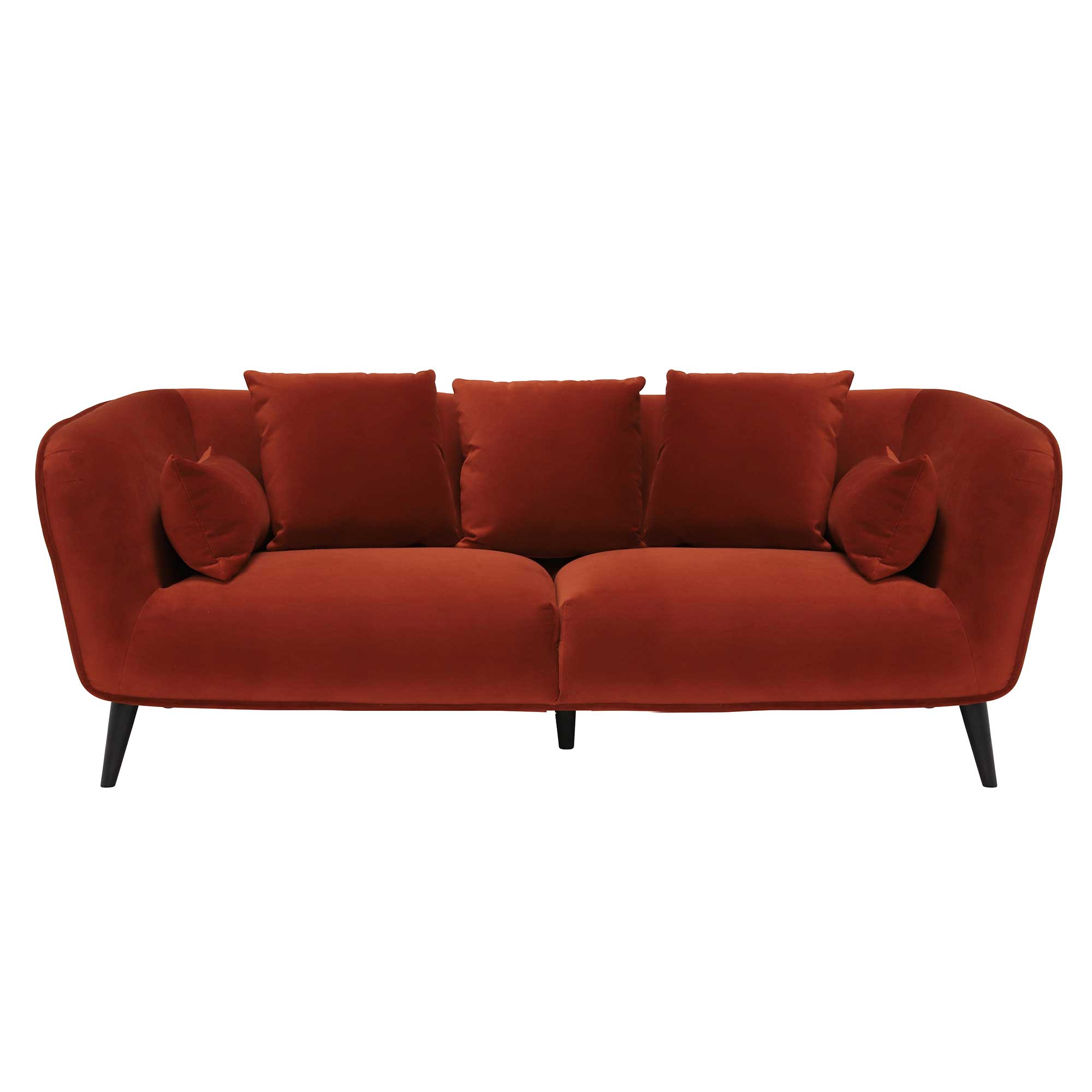 Purcell 3 Seater Sofa, Burnt Orange