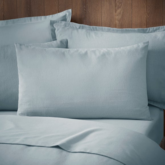 Soft & Cosy Luxury 100% Brushed Cotton Standard Pillowcase Pair