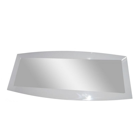 Promo Wall Mirror Rectangular In White High Gloss