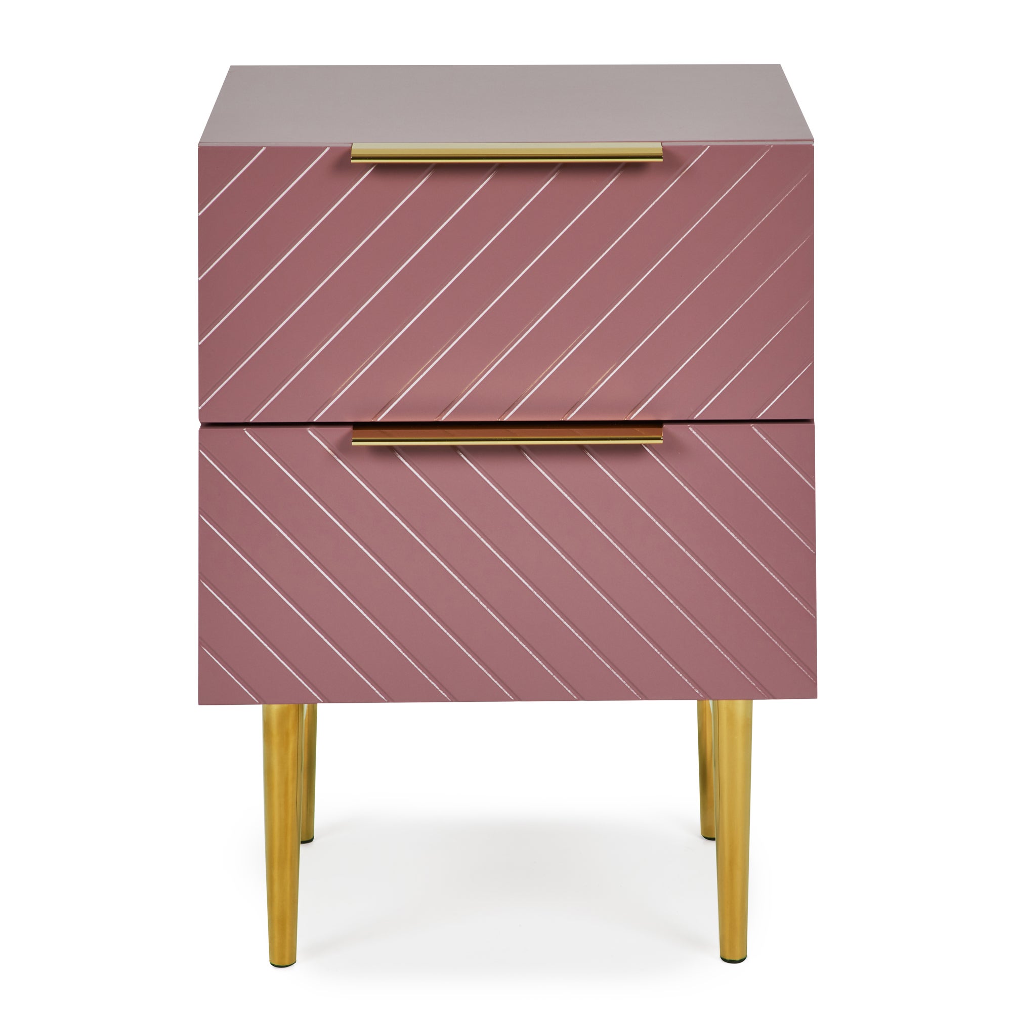Maurice Blush Bedside Table Blush