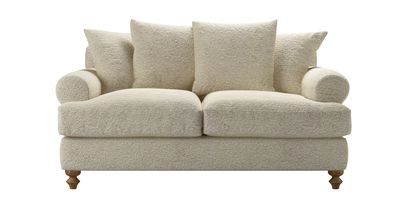 Teddy 2 Seat Sofabed in Alpaca Textured Boucle - sofa.com
